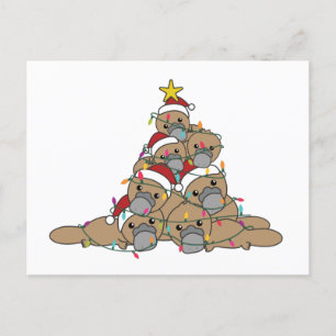 Kerstboom, grappig kerstBriefkaart Briefkaart
