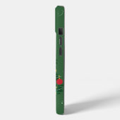 kerstboom groene achtergrond Case-Mate iPhone case (Achterkant / Links)
