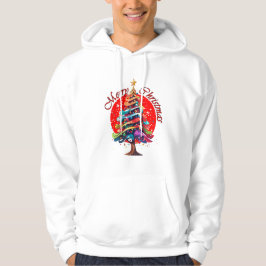 Kerstboom groet voor hem hoodie