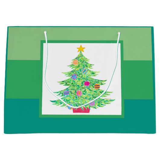 kerstboom grote cadeautas (Voorkant)