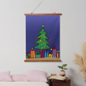 kerstboom hangend wandkleed (Slaapkamer)