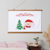 kerstboom hangend wandkleed (Slaapkamer)