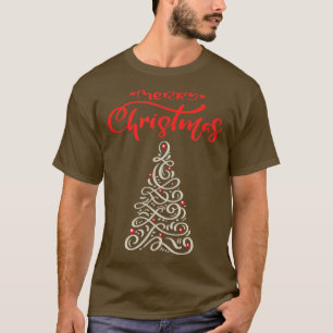 Kerstboom Happy Holiday Wishes Seions Greeti T-shirt