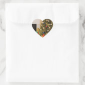kerstboom hart sticker (Tas)