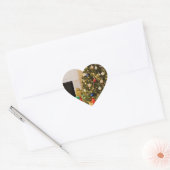 kerstboom hart sticker (Envelop)