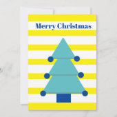 Kerstboom Helder Kleurrijk Wenskaart Feestdagenkaart (Voorkant)