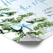 Kerstboom Hoe oud was mama spel bord Poster (Hoek)