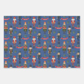 kerstboom Holly Festive Pattern Inpakpapier Vel (Voorkant)