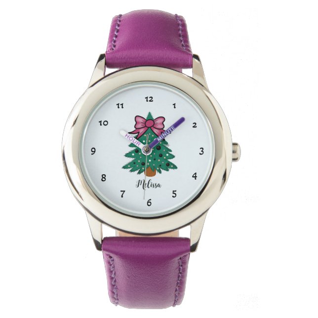 kerstboom horloge (Voorkant)