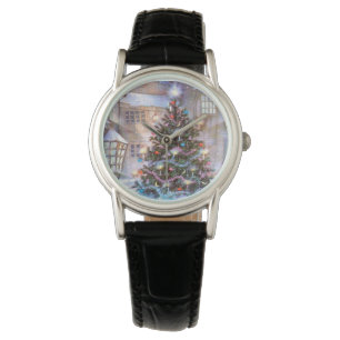 kerstboom  horloge