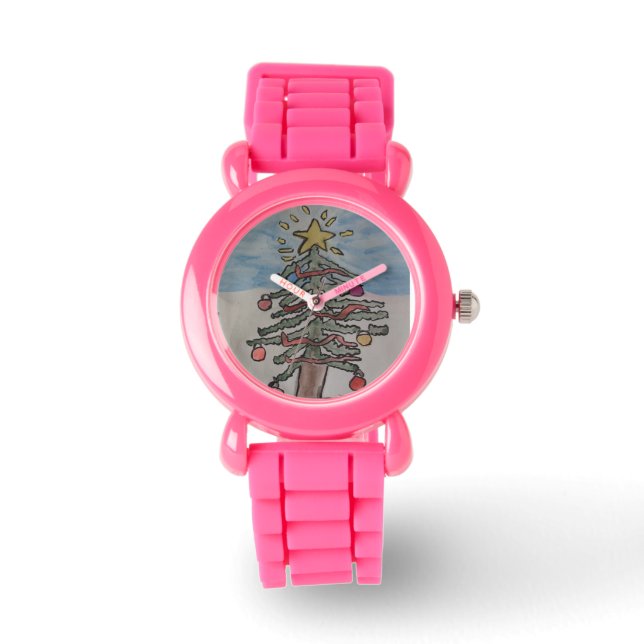 kerstboom horloge (Voorkant)