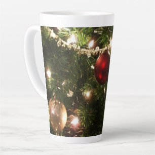 Kerstboom I Vakantie  groen en rood Latte Mok