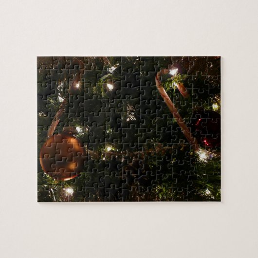 Kerstboom III Vakantiestiek Legpuzzel (Horizontaal)