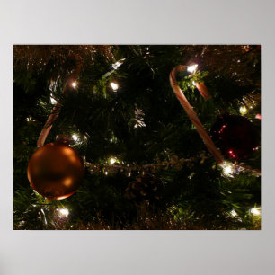 Kerstboom III Vakantiestiek Poster