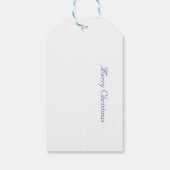 Kerstboom in Delfts Blauw aanpasbaar Cadeaulabel (Achterkant)