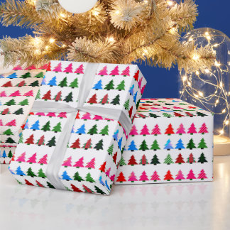 Kerstboom inpakpapier