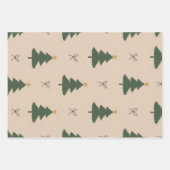 Kerstboom Inpakpapier Vel (Voorkant 3)