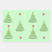 kerstboom inpakpapier vel (Voorkant 2)