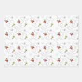 kerstboom inpakpapier vel (Voorkant)