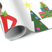 kerstboom justin trudeau cadeaupapier (Rol Hoek)