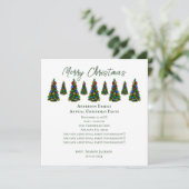 kerstboom kaart (Staand voorkant)