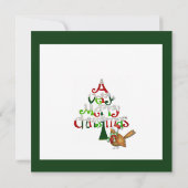 kerstboom kaart (Achterkant)