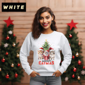 Kerstboom Kat cadeau, Meowy Kerstmis Trui