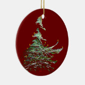 kerstboom keramisch ornament (Rechts)