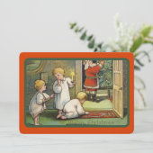  kerstboom kerstcadeaubonen winter feestdagenkaart (Staand voorkant)