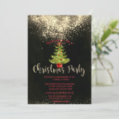 Kerstboom, kerstfeest Confetti Company Kaart (Staand voorkant)