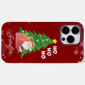 kerstboom | Kerstman | Aanpasbaar cadeau Case-Mate iPhone Case (Achterkant (horizontaal))