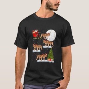 Kerstboom — kerstman — Engels Cocker Spaniel Chri T-shirt