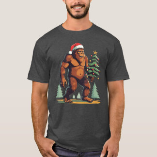 Kerstboom Kerstman Hoed meisje T-shirt