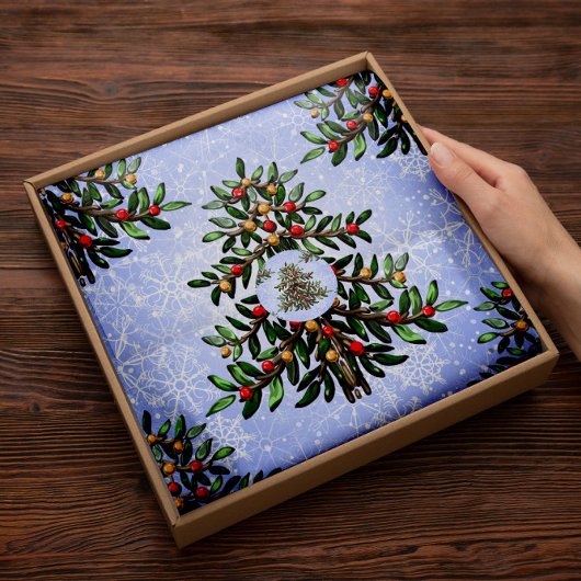 kerstboom | kerstpapier tissuepapier