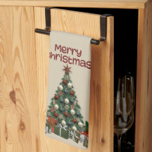 Kerstboom Keukenhanddoeken