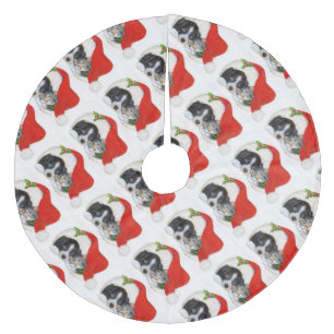 Kerstboom Kleed/Hondje en Kittens Fleece Kerstboom Rok
