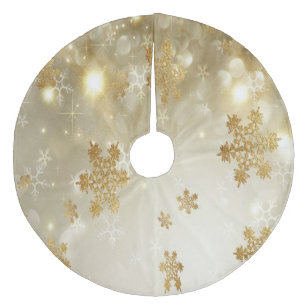 Kerstboom Kleed/Sneeuwvlok Fleece Kerstboom Rok