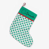 Kerstboom kleine kerstsok (Voorkant (Hangend))