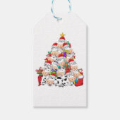 Kerstboom Koe Lover Cadeaulabel (Voorkant)