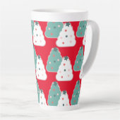 Kerstboom Koekjesmonster Dough Homemade Mix Red Latte Mok (Rechterhoek)