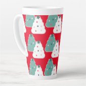 Kerstboom Koekjesmonster Dough Homemade Mix Red Latte Mok (Linkerhoek)