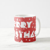 kerstboom koffiemok (Voorkant rechts)