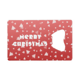 kerstboom kredietkaart flessenopener