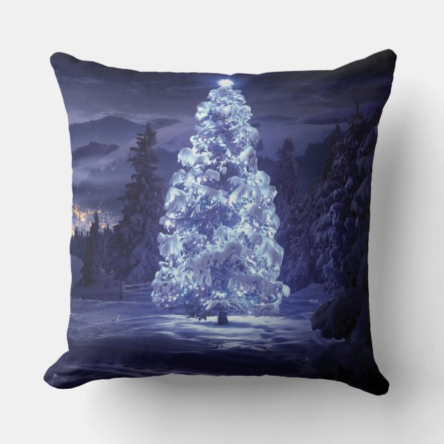 kerstboom kussen (Voorkant)