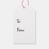 kerstboom Label 1950 Cadeaulabel (Achterkant)