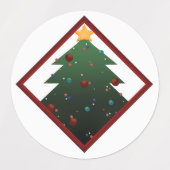 kerstboom labels (Design 1)