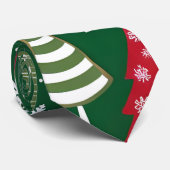 kerstboom land strop stropdas (Opgerold)