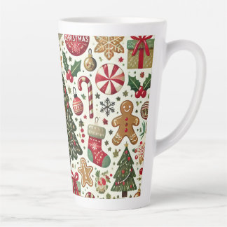 kerstboom latte mok