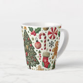 kerstboom latte mok (Rechterhoek)
