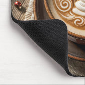 Kerstboom latte muismat (Hoek)